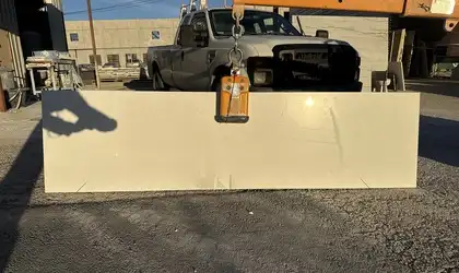 Full image of Stratus Quartz Classic Carrara White Quartz countertop slab