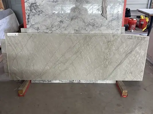 Full image of Apollo Venato Cream Quartzite countertop slab
