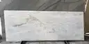 Full image of Absolute White Marble countertop slab