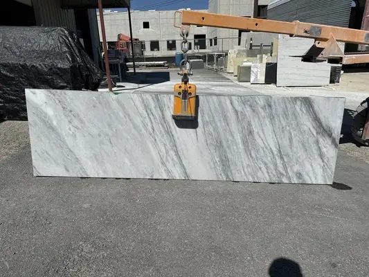 Full image of Arabescus White Marble countertop slab