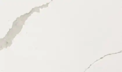 Closeup image of Della Terra Ripieno White Quartz countertop slab