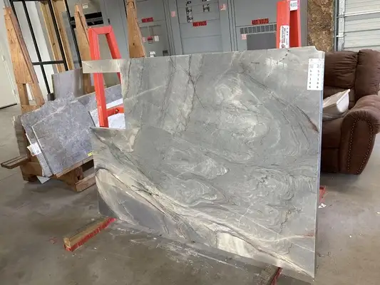 Full image of Ijen Blue Quartzite countertop slab