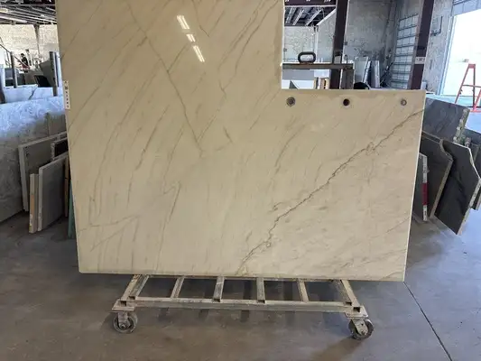 Full image of Casa Blanca Cream Quartzite countertop slab
