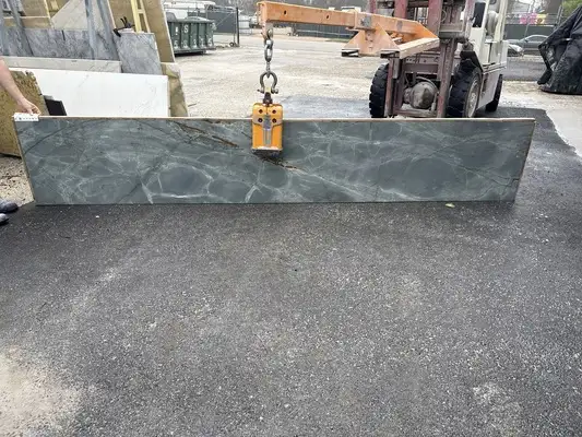 Full image of Blue Cascade Blue Quartzite countertop slab