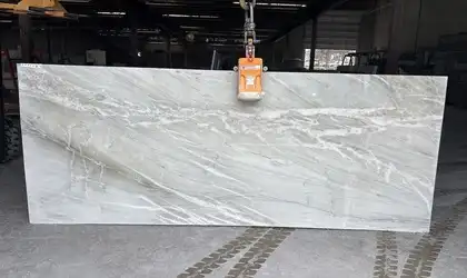 Full image of Nuage Grey Quartzite countertop slab