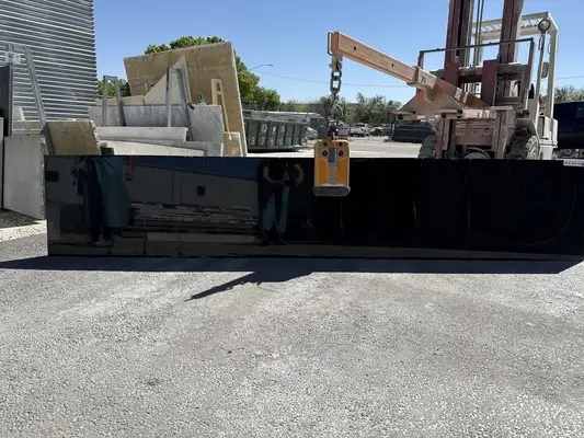 Full image of Black Pearl Granite countertop slab