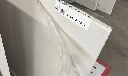 Full image of Silestone Miami White White Quartz countertop slab