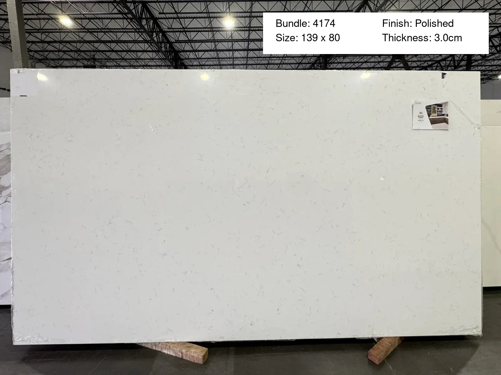 BONIQ 2.0 ホワイト Bianco Fumo Jumbo Quartz Countertops at CRS Austin