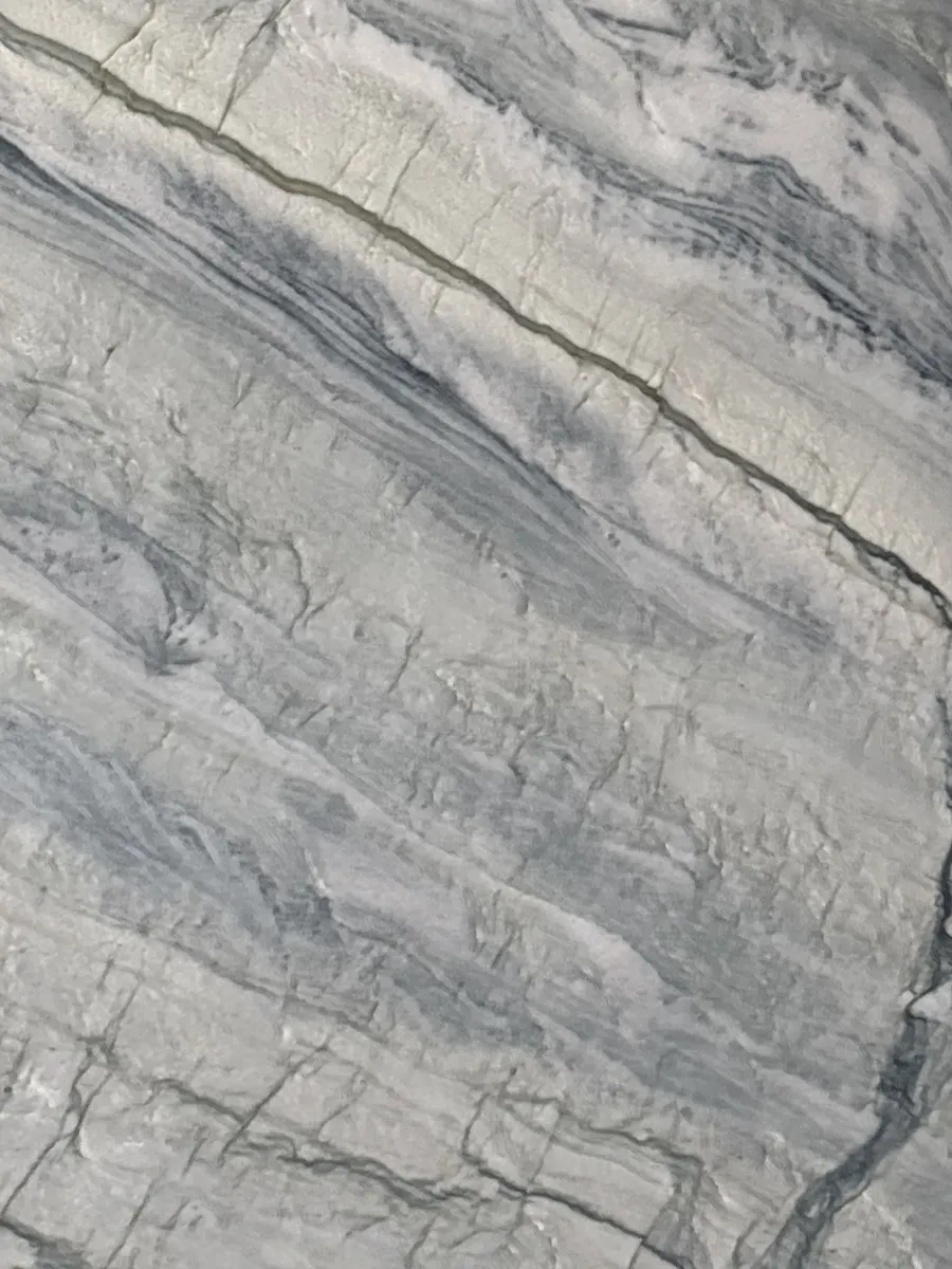 Closeup image of Leblon Quartzite countertop slab