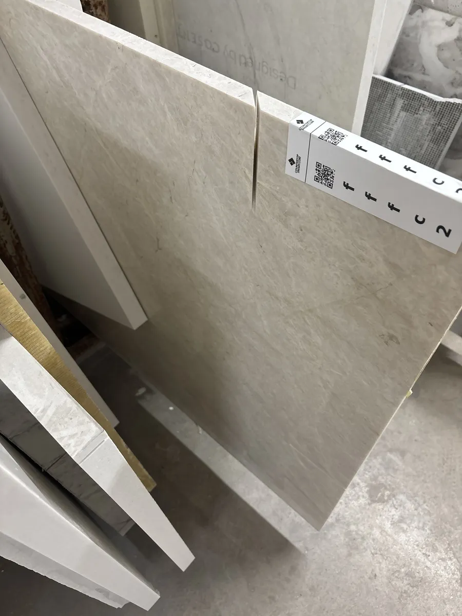 Full image of Taj Mahal Grey Quartzite countertop slab