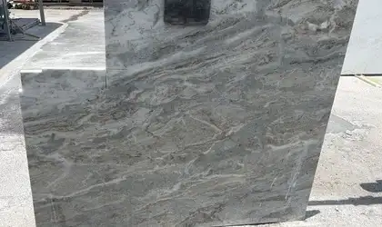 Full image of Fantasy Brown Granite countertop slab