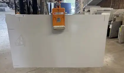 Full image of Silestone Miami White White Quartz countertop slab