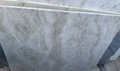 Full image of Taj Mahal Cream Quartzite countertop slab