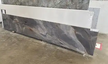 Full image of Ijen Blue Grey Quartzite countertop slab
