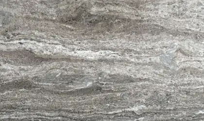 Closeup image of Fantasy Brown Grey Marble countertop slab