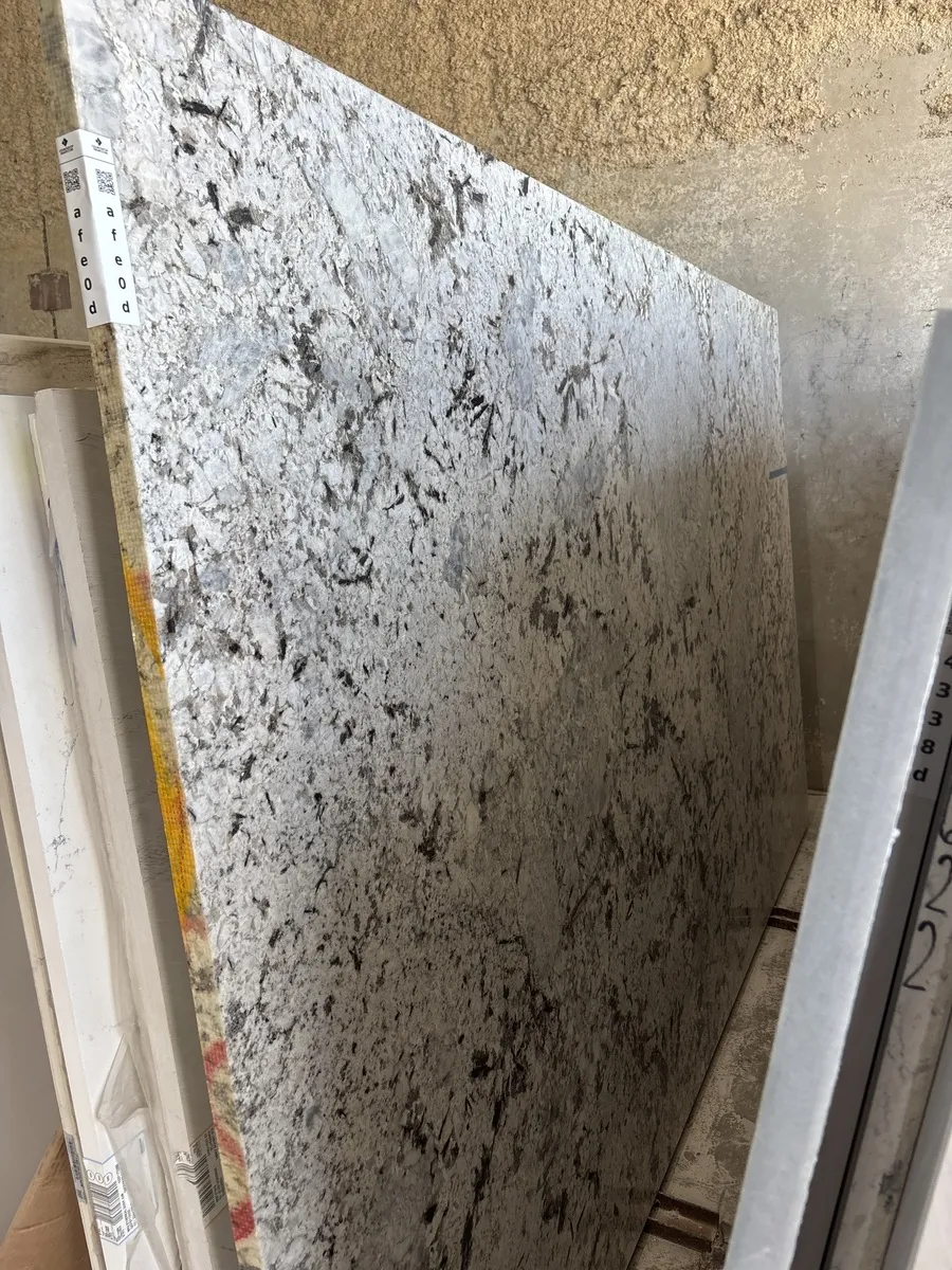 Full image of Lennon Grey Granite countertop slab