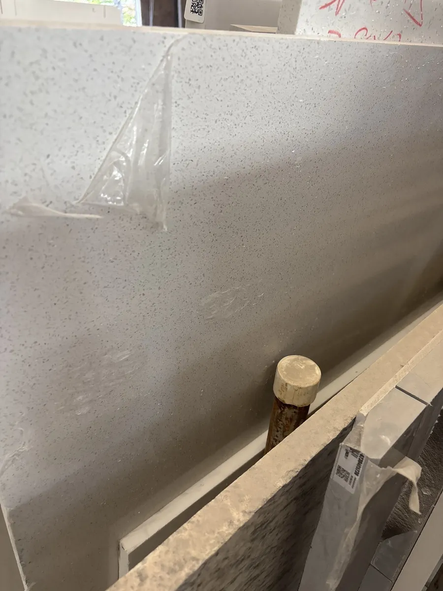 Full image of Silestone Blanco Maple White Quartz countertop slab