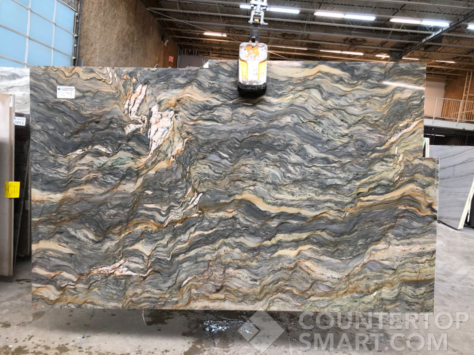 Full image of Obsolete Remnants Marble countertop slab