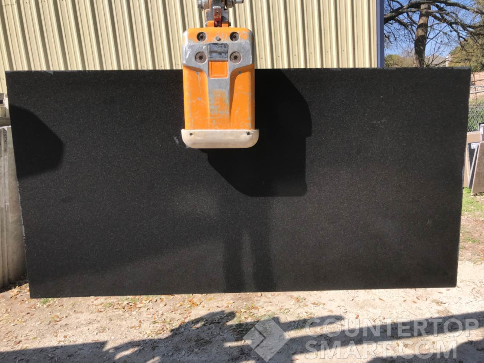 Full image of Absolute Black Granite countertop slab