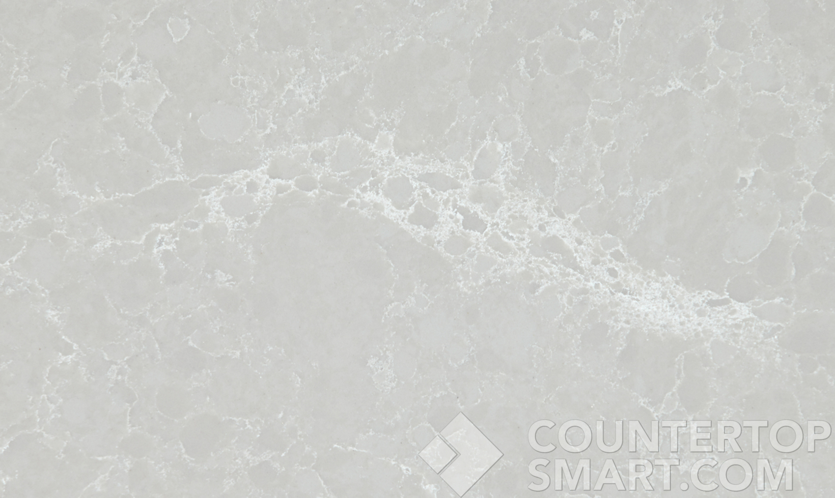 Manufacturer image of Caesarstone Alpine Mist Quartz countertop slab