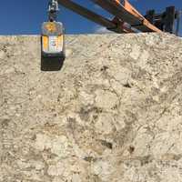 Full image of Typhoon Bordeaux Brown Granite countertop slab