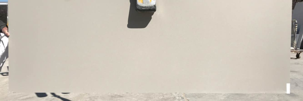 Full image of HanStone Artisan Grey Quartz countertop slab