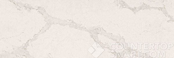 Manufacturer image of Caesarstone Calacatta Nuvo Quartz countertop slab