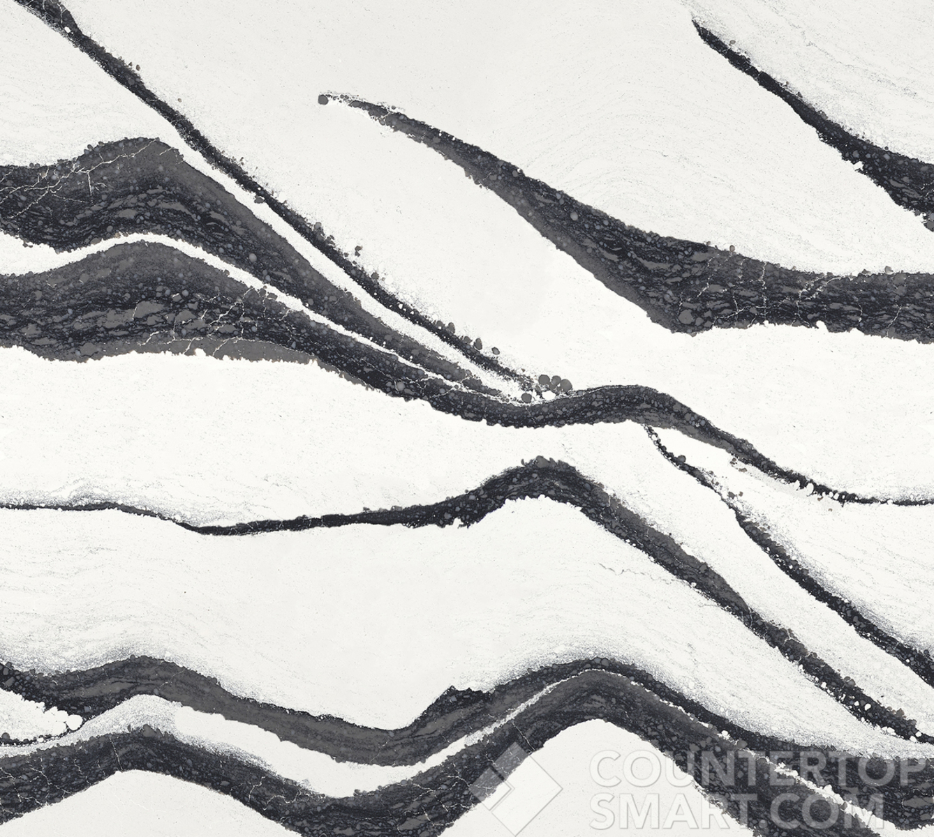 Manufacturer image of Cambria Bentley White Quartz countertop slab