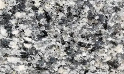Closeup image of Azul Platino Granite countertop slab