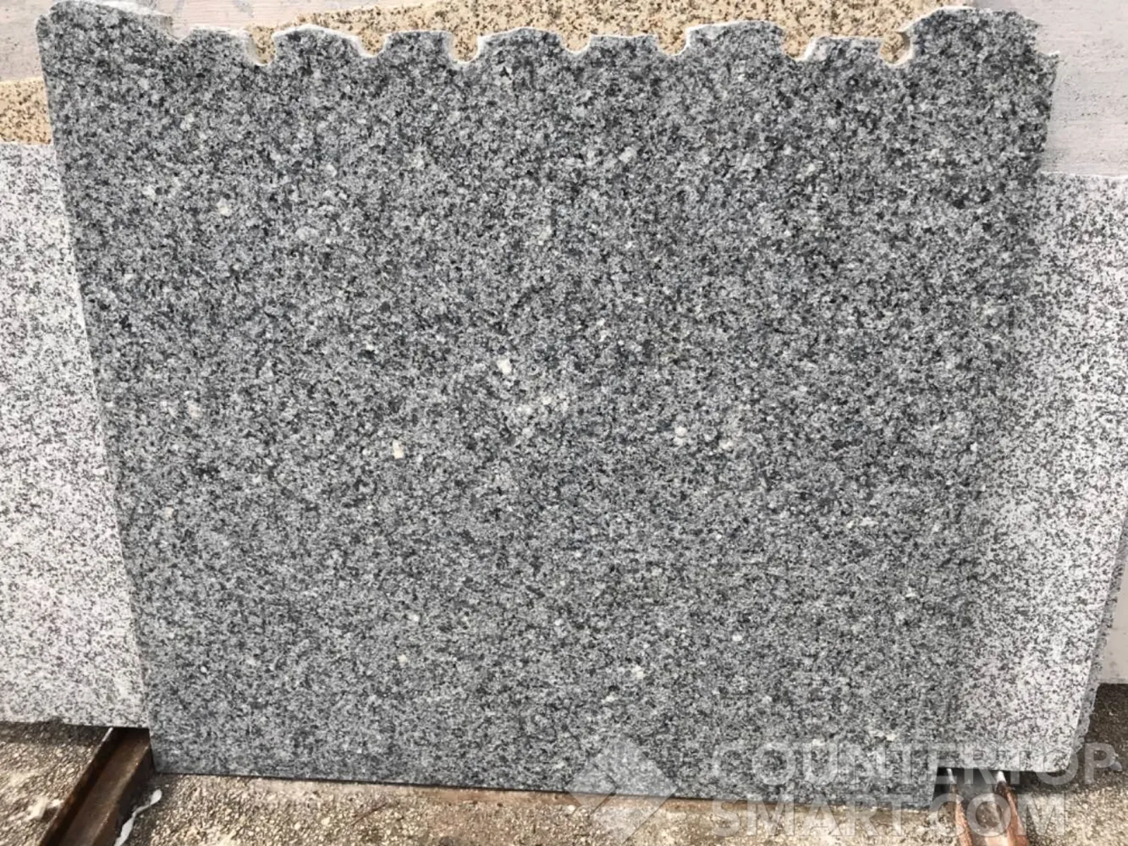 Full image of Azul Platino Granite countertop slab