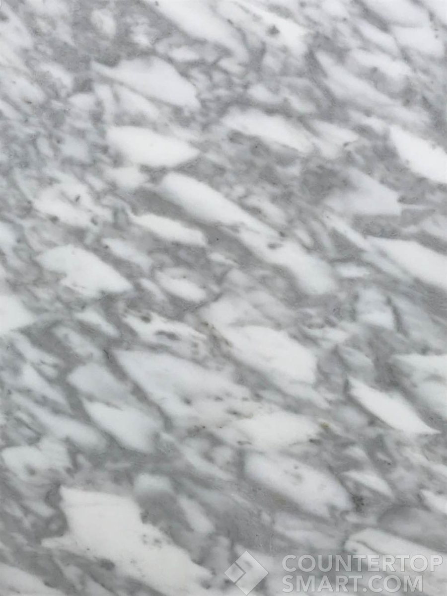 Closeup image of Obsolete Remnants Marble countertop slab