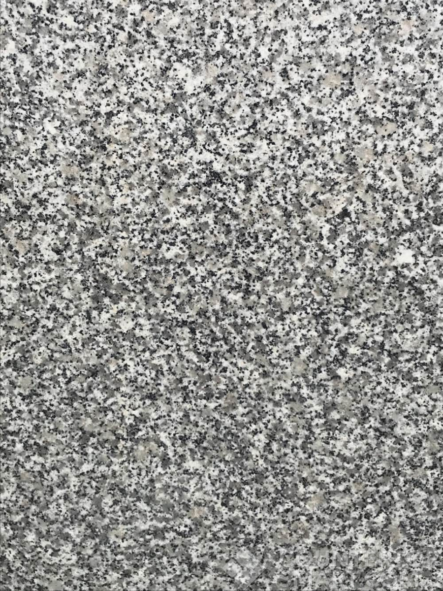 Closeup image of Luna Pearl Granite countertop slab