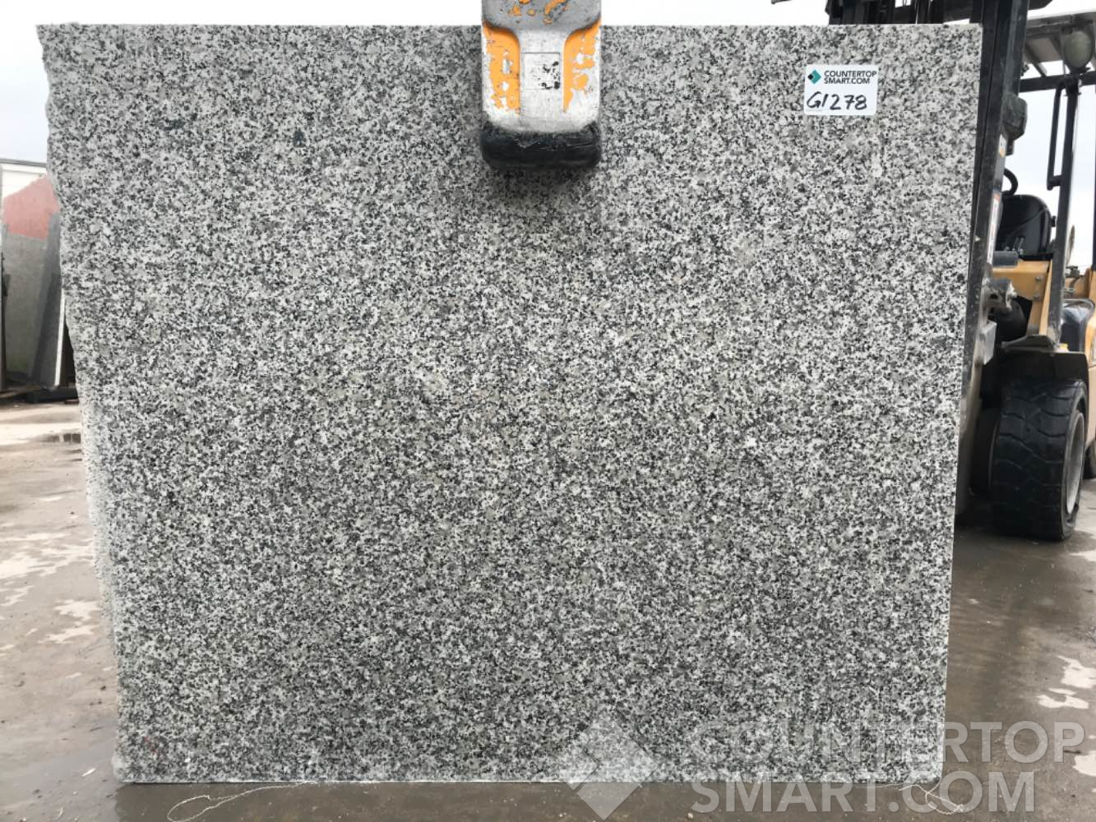 Full image of Luna Pearl Granite countertop slab