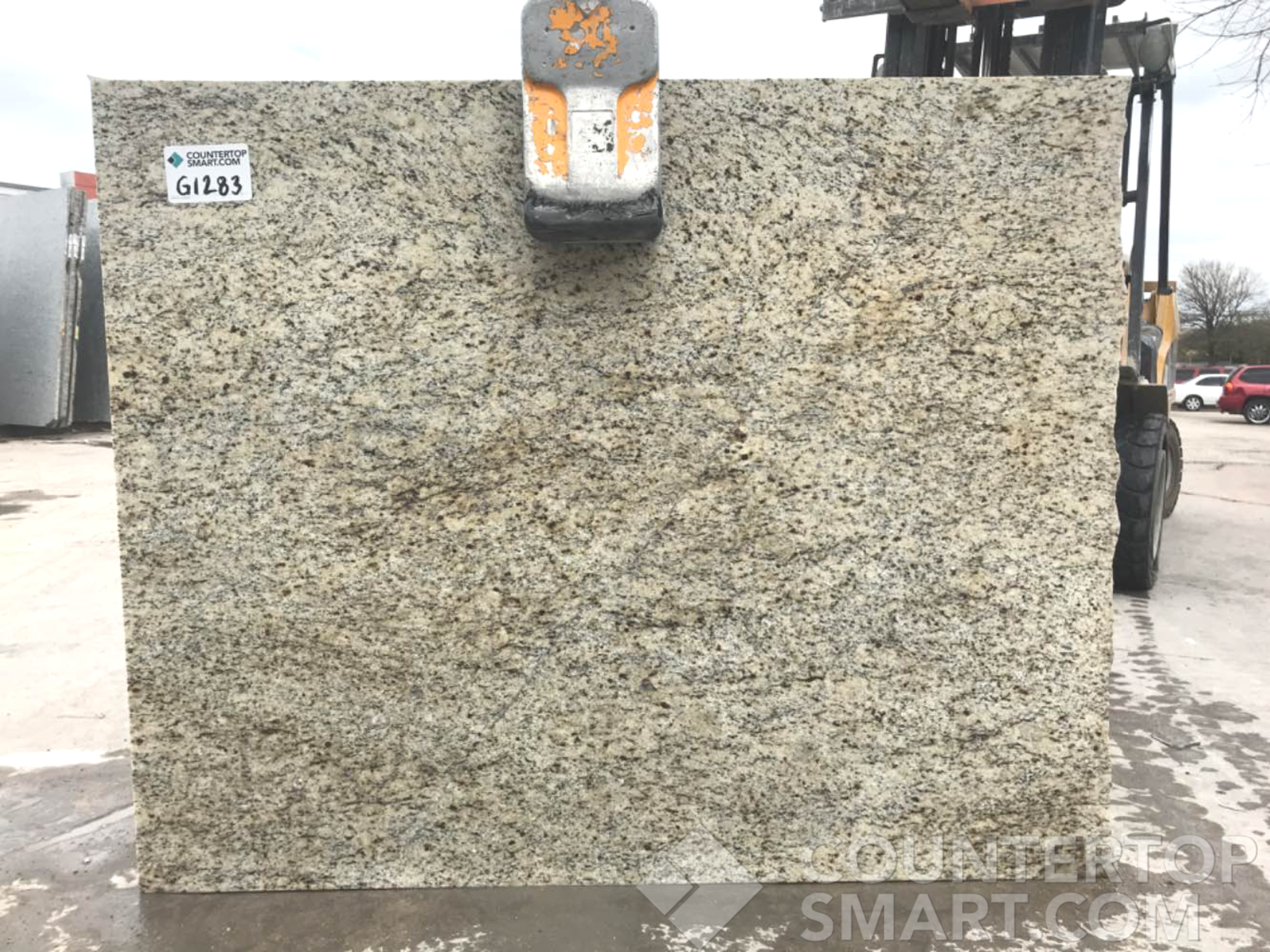 Full image of Giallo Imperial Granite countertop slab