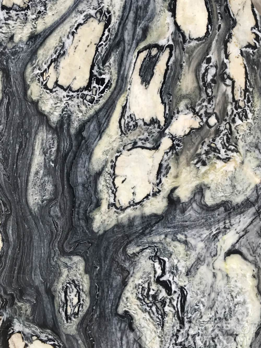 Closeup image of Dedalus Marble countertop slab