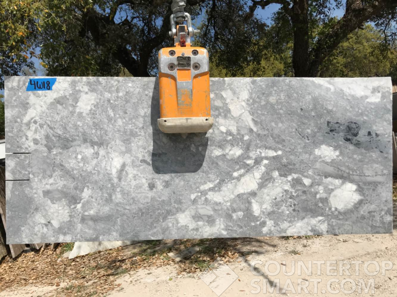 Full image of Grey Goose Marble countertop slab