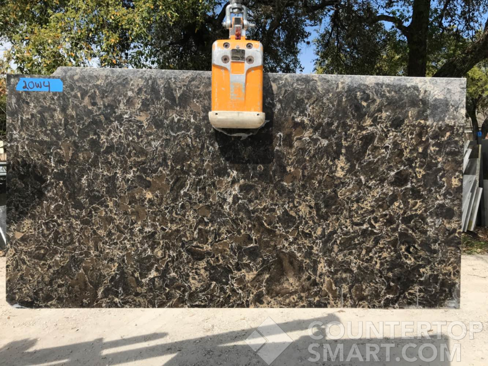 Full image of Cambria Laneshaw Quartz countertop slab