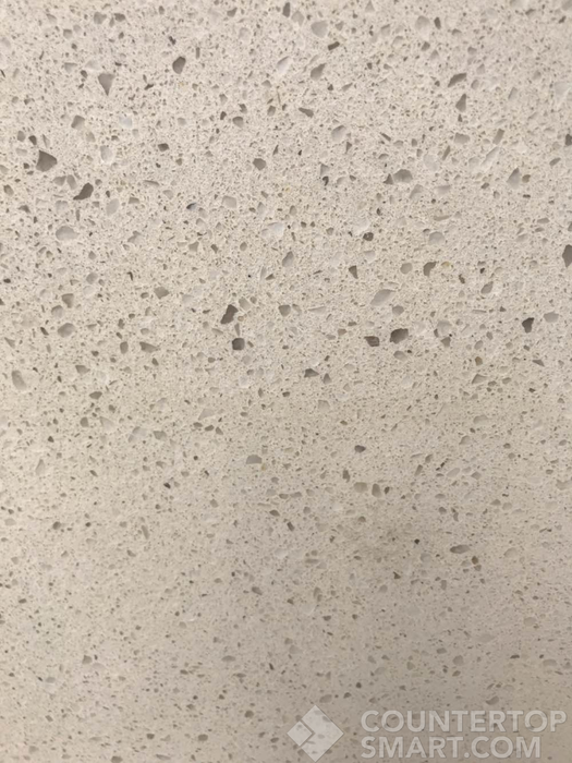 Closeup image of Vicostone Crystal Reef Quartz countertop slab