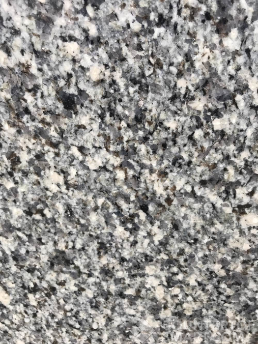 Closeup image of Azul Platino Granite countertop slab