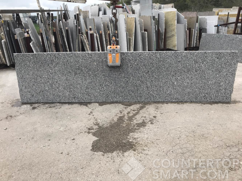 Full image of Azul Platino Granite countertop slab