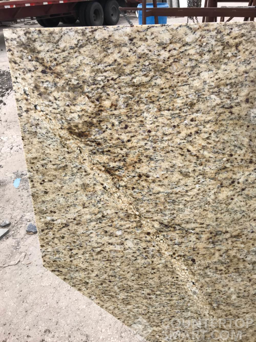 Full image of Giallo Ornamentale Granite countertop slab