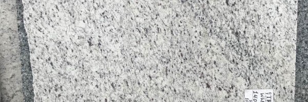 Full image of Dallas White Granite countertop slab