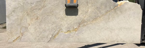 Full image of Taj Mahal Grey Quartzite countertop slab