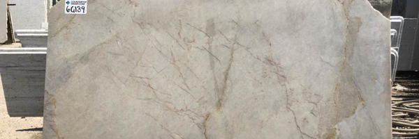 Full image of Taj Mahal Grey Quartzite countertop slab