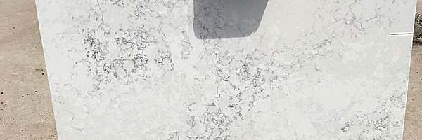 Full image of Silestone Helix White Quartz countertop slab