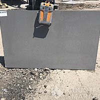 Full image of Silestone Grey Expo Quartz countertop slab