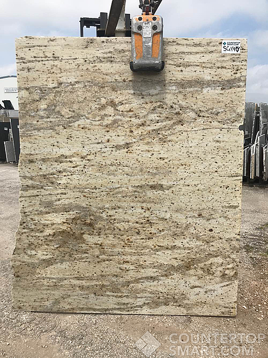 Full image of Colonial Cream Granite countertop slab
