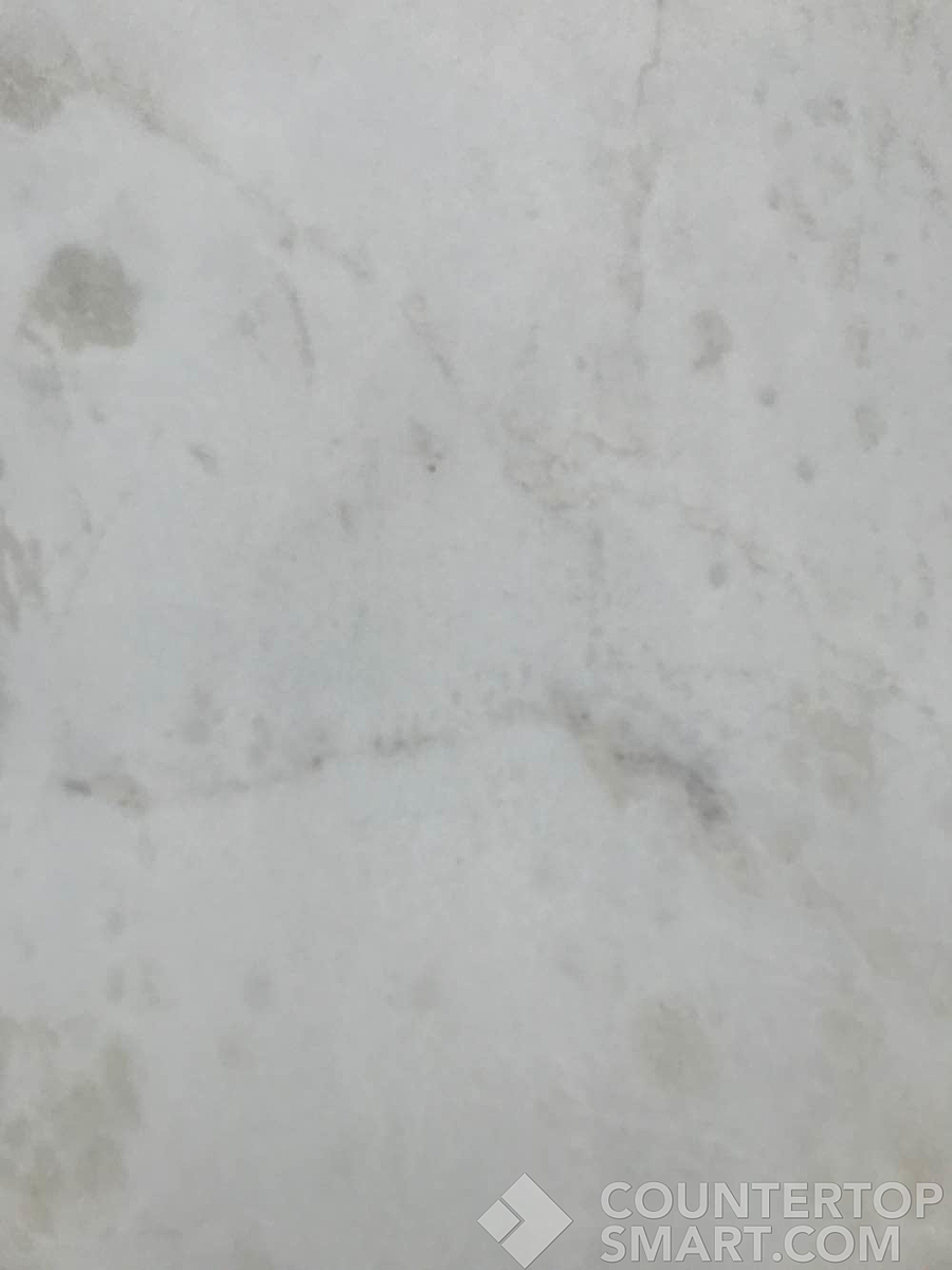 Closeup image of Obsolete Remnants Marble countertop slab
