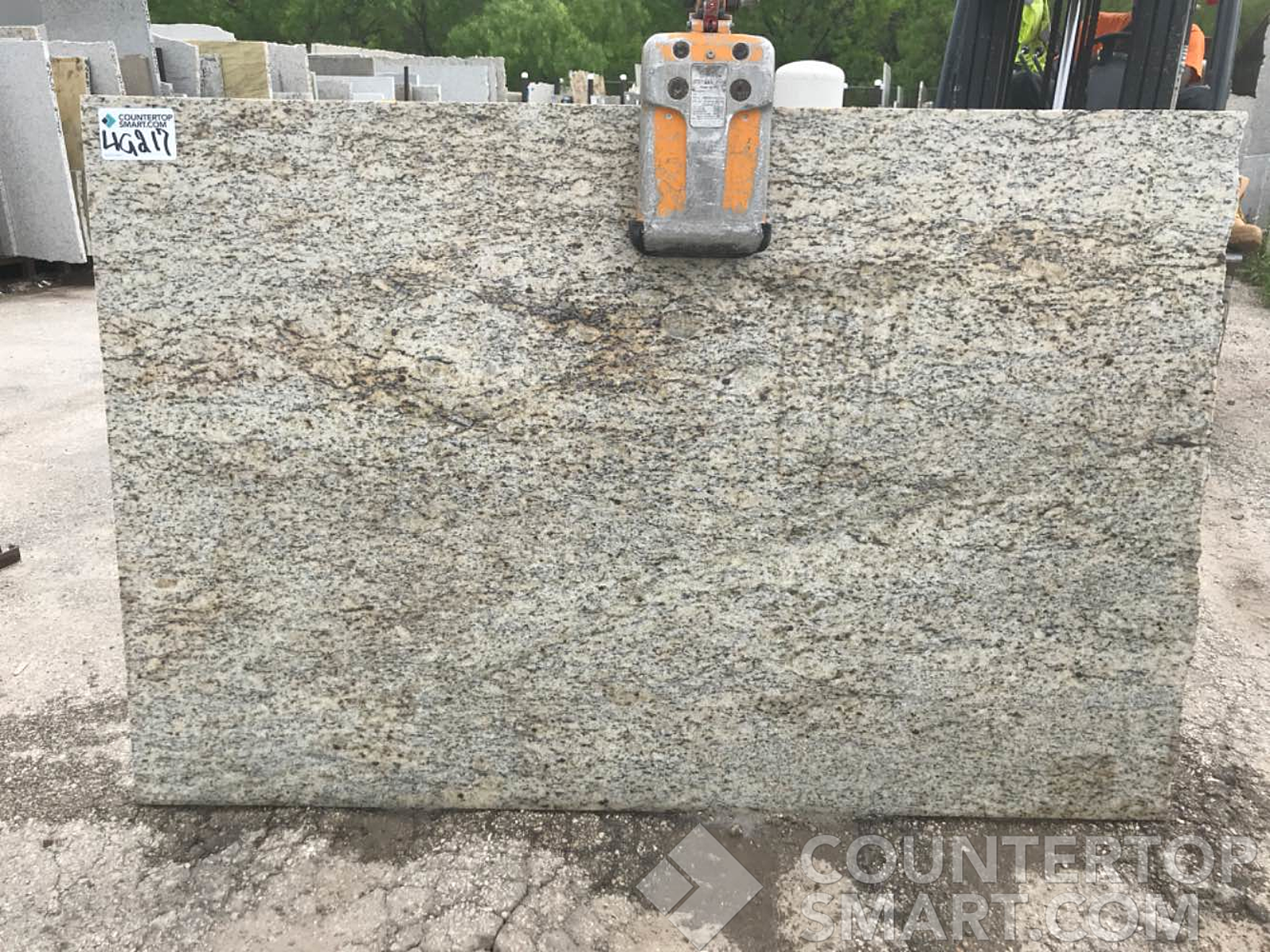Full image of Giallo Ornamentale Granite countertop slab