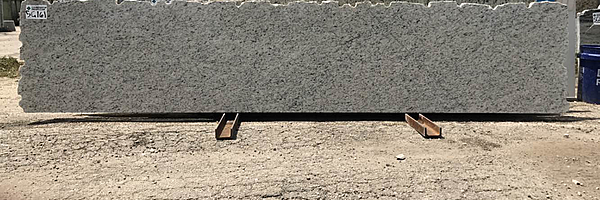 Full image of Dallas White Granite countertop slab